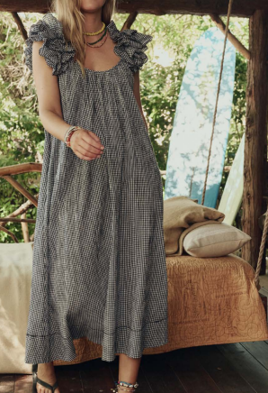 The GREAT The Ruffle Coverup womens dress swim cover Boltranchstore.com Free Shipping 