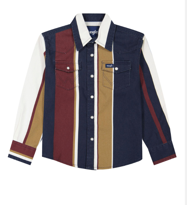 Wrangler Boy Vintage Brush Long Sleeve