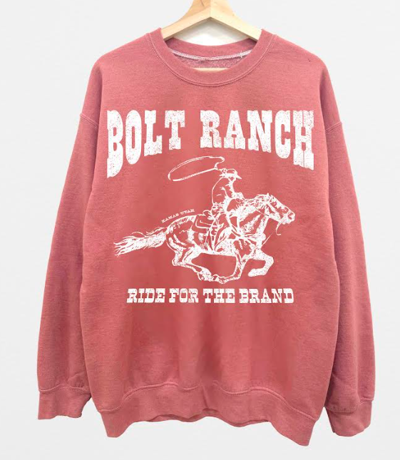 Bolt Ranch Ride For the Brand Crewneck