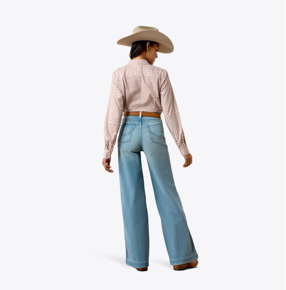 Ariat Womens Ultra High Rise Luana Wide Leg Jeans