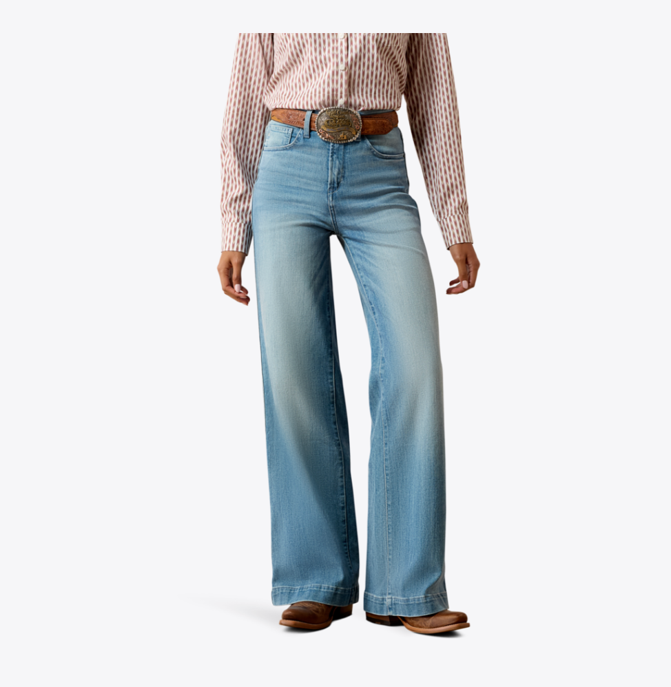 Ariat Womens Ultra High Rise Luana Wide Leg Jeans