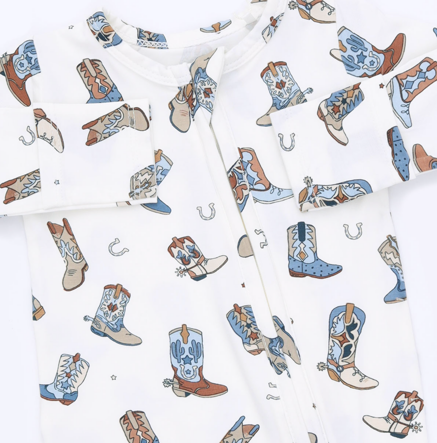 Buckaroo Boots 2 Way Zipper Footie