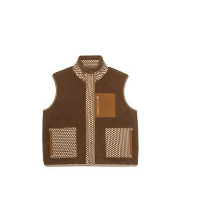 THE GREAT The Plush Crosswind Vest