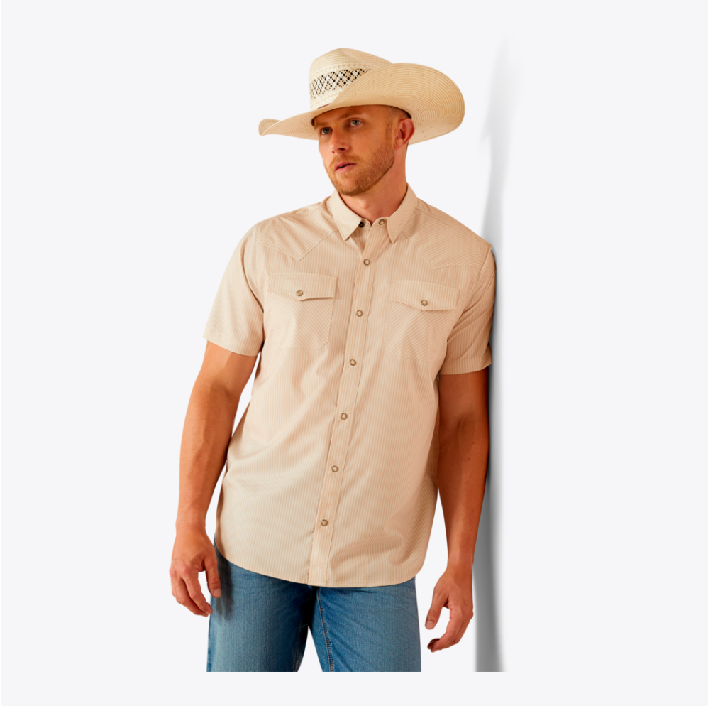 Ariat Mens VentTEK Western Fitted Shirt