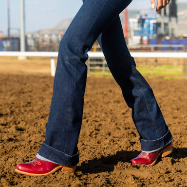 Hyer Womens Leawood Red Boots
