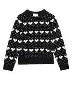 black sweater with hearts The Great boltranchstore.com Bolt Ranch Store