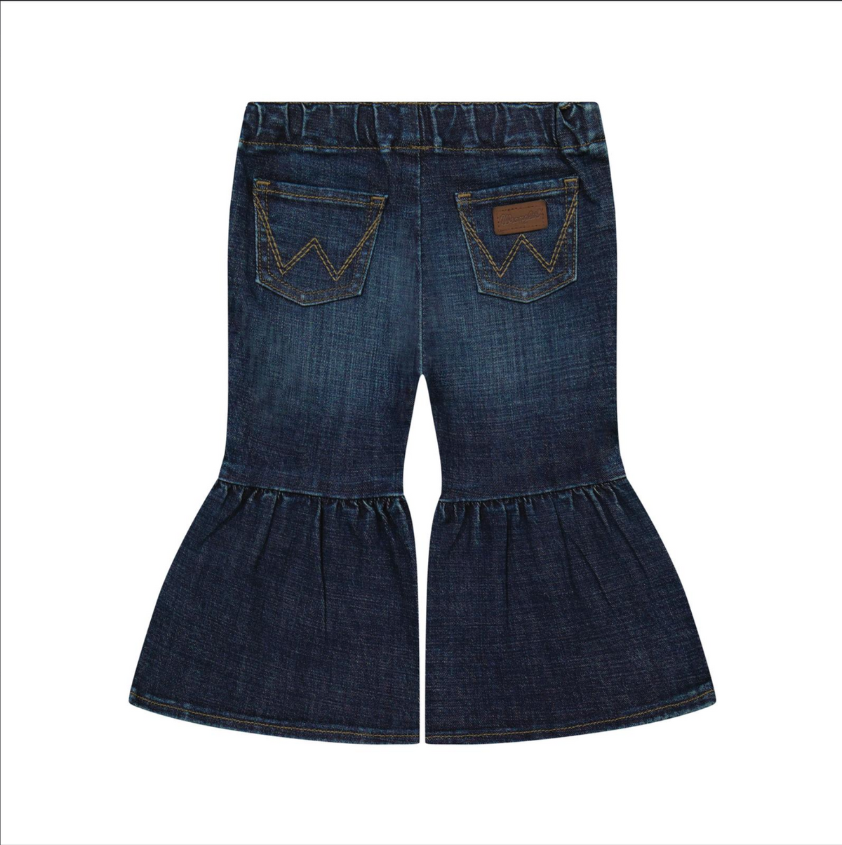 Wrangler Little Girls Ruffle Leg Flare Jean Izabella