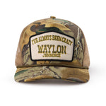 Mens western clothing rodeo Utah Seager x Waylon Jennings Always Been Crazy Trucker Camo SKU MHH26ALWYSCAMO Boltranchstore.com free shipping