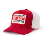 Western clothing mens western clothing womens western clothing Utah Seager x Waylon Jennings Good Hearted Woman Snapback Red SKU MHH26GOODHWRED Bolt ranch storefree shipping in stock near park city red and white hat