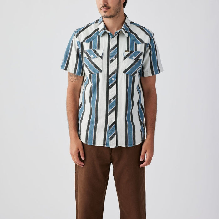 Seager Amarillo Western Strip Shirt a short sleeve shirt, comfortable fit available at boltranchstore.com