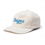Seager Big Cream Corduroy Snapback a hat that gets better with age and available at boltranchstore.com