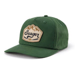 Western clothing mens western clothing Utah High Country Snapback Forest Green SKU MHH26HIGHCGRN Bolt ranch store free shipping Seager High Country Snapback Forest Green in stock near me park city salt lake city dark green seager hat with patch