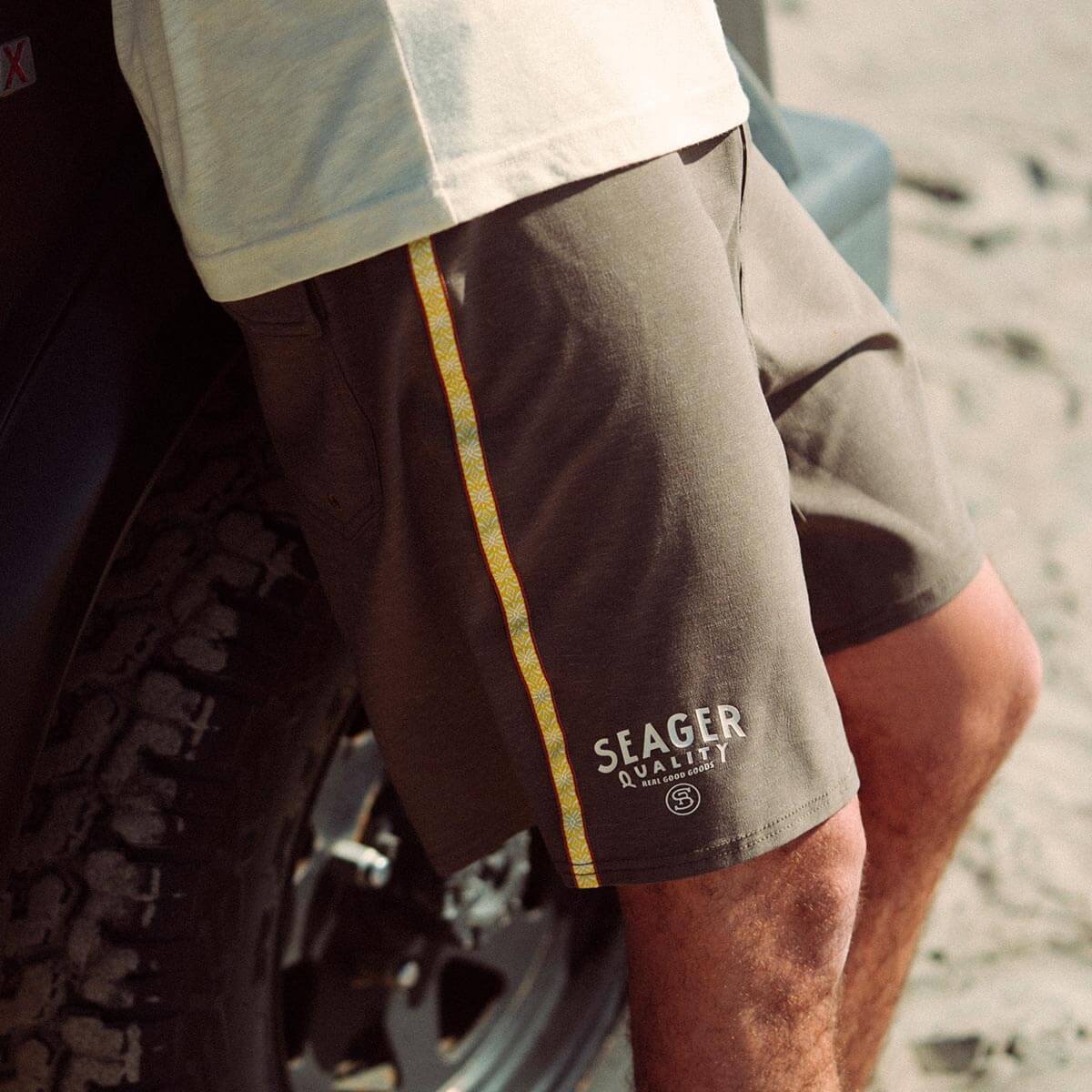 Seager Mens Azteca Boardshort Trunk at boltranchstore.com