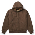 Seager Bison Insulated Jacket Tobacco tobacco brown cotton canvas mens work jacket with fleece interior western clothing Utah SKU MOH26BISONJBRN