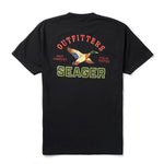 Seager Outfitters Tee Black black cotton mens graphic tee western clothing Utah SKU MTH26OUTFITBLK