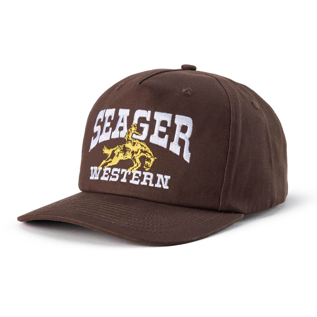 Western clothing mens western clothing Utah Rodeo Snapback Brown SKU MHH26RDOBRN Bolt ranch store free shipping in stock get today brown hat  Seager Rodeo Snapback Brown