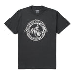 Seager Stampede Vintage Black Tee with a water based logo printed on the front middle at boltranchstore.com