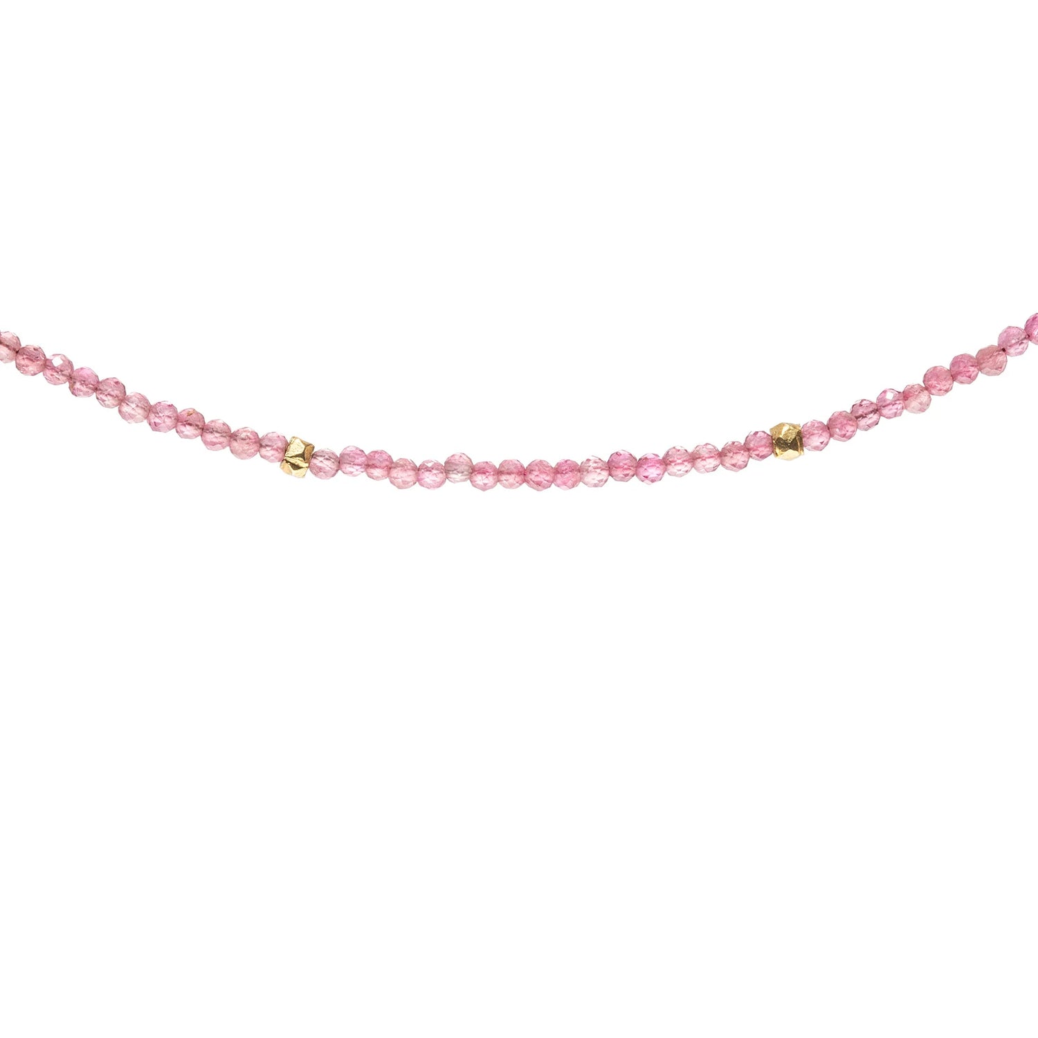 Makhala Semi Precious Necklace with Gold Accents