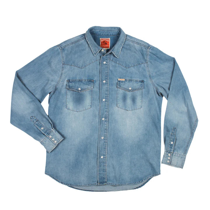 Sendero Mens Wyatt Pearl Snap Shirt