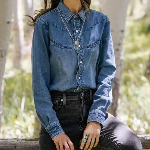 Sendero The Hondo Pearl Snap Womens Shirt