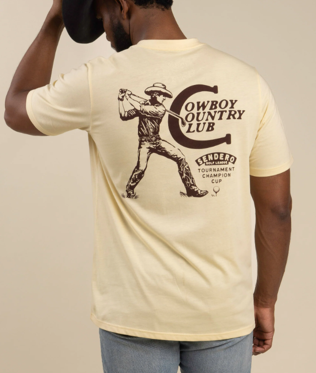 Sendero Cowboy Country Club T-Shirt Bolt Ranch Store free shipping mens tees 