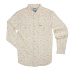 Sendero Confluence Long Sleeve Tech Shirt at boltranchstore.com with free shipping Floral patterned shirt pearl snap spring button up mens western shirt white pearl snaps summer western shirt 