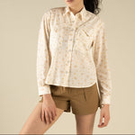 Sendero Womens Confluence Tech Long Sleeve Shirt SPCS626S11 womens western clothing fashion floral yellow pink Boltranchstore.com Free Shipping womens pearl snap shirt white pearls 