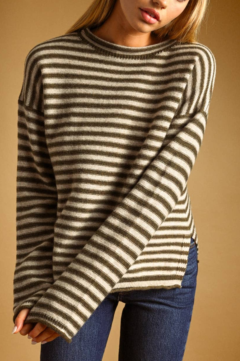 Shelly Striped Top womens knit sweater Boltranchstore.com Free Shipping cute popular womens 