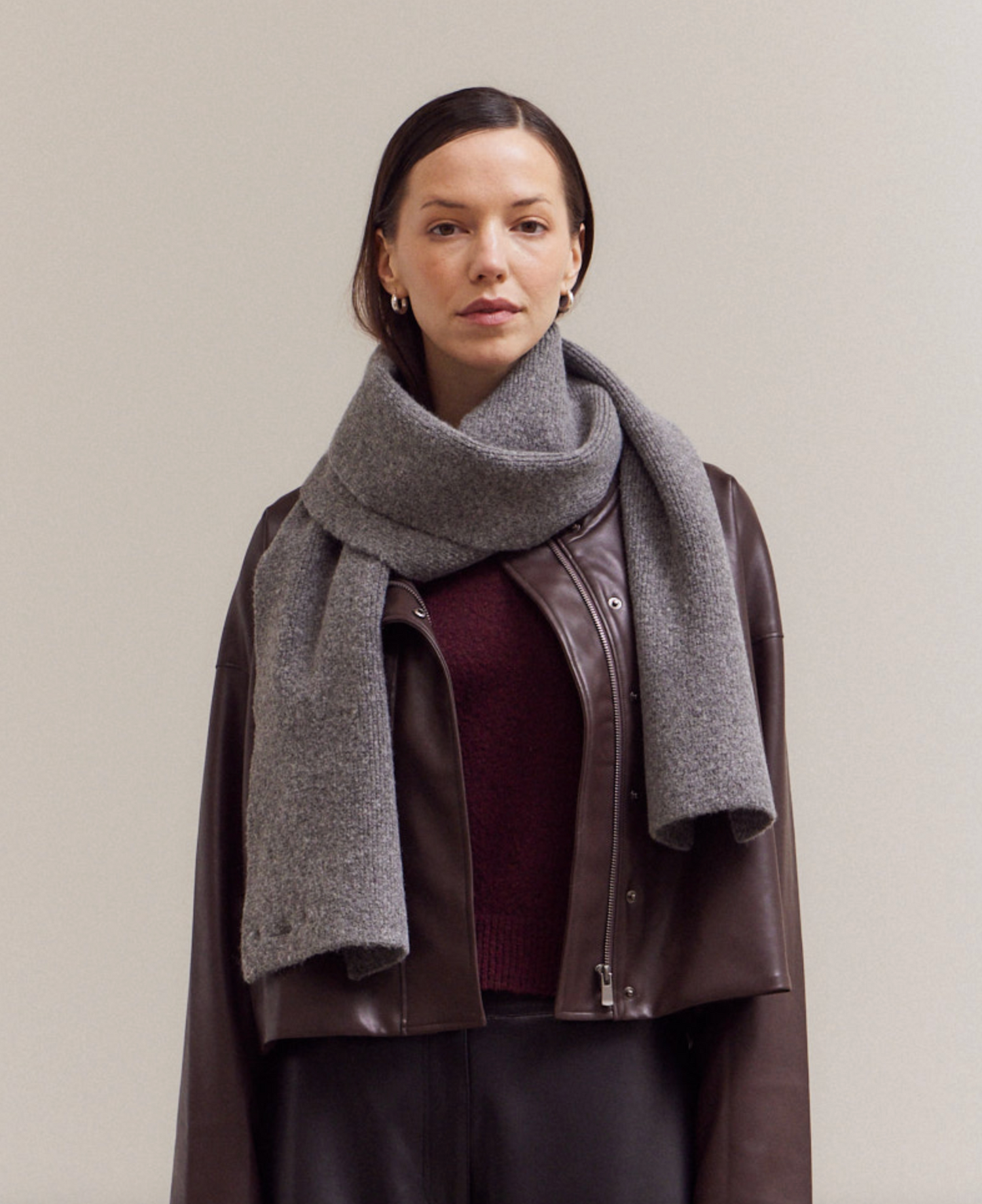 Skinny Rib Scarf buy at boltranchstore.com free shipping