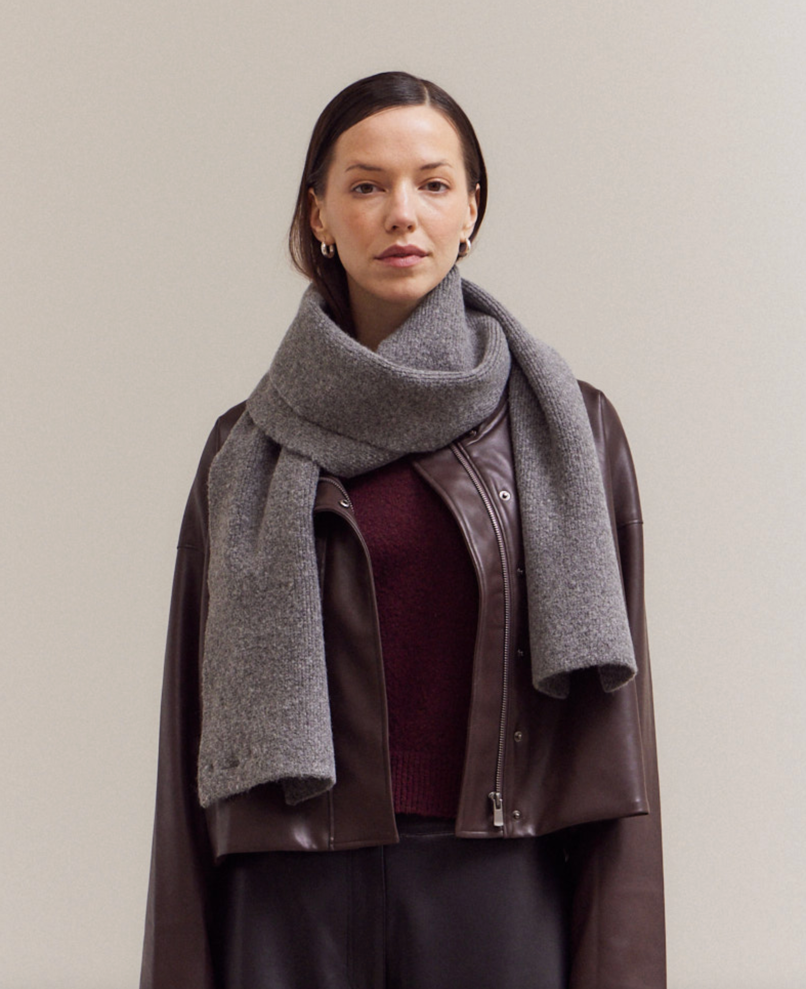 Skinny Rib Scarf buy at boltranchstore.com free shipping