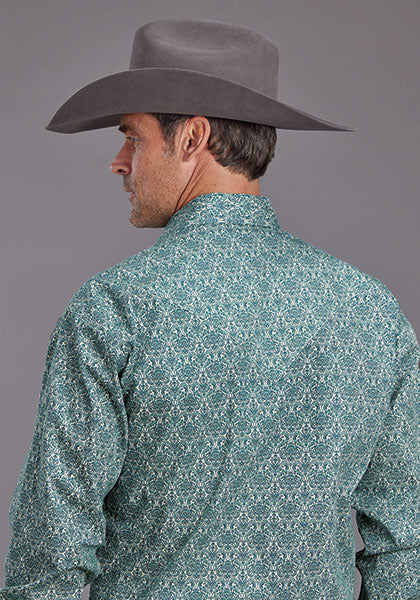 Stetson Mens Medallion Print Shirt