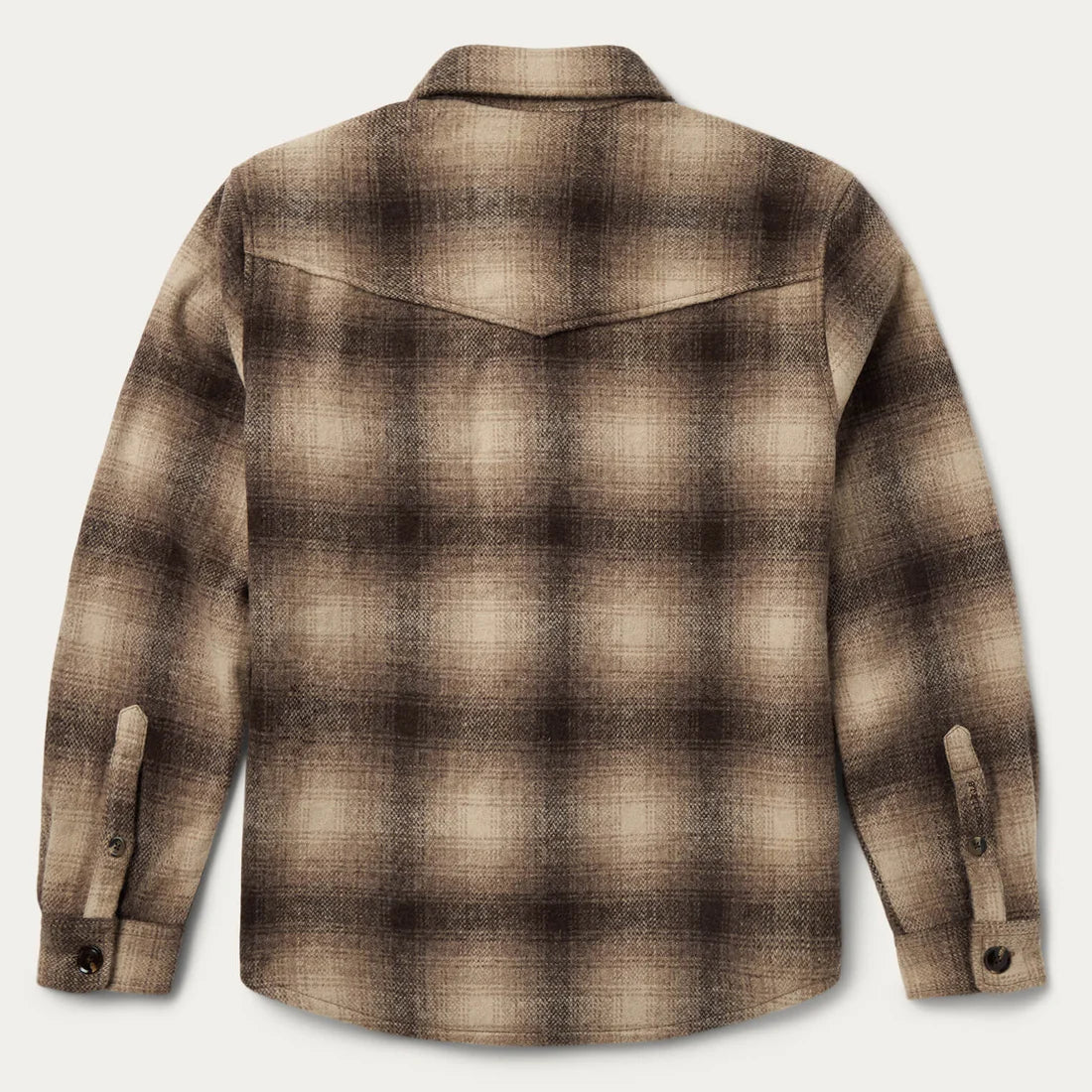 Stetson Mens Wool Plaid Shirt Jacket