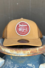 Stetson Bison patch trucker hat brown boltranchstore.com mens womens unisex casual ball cap