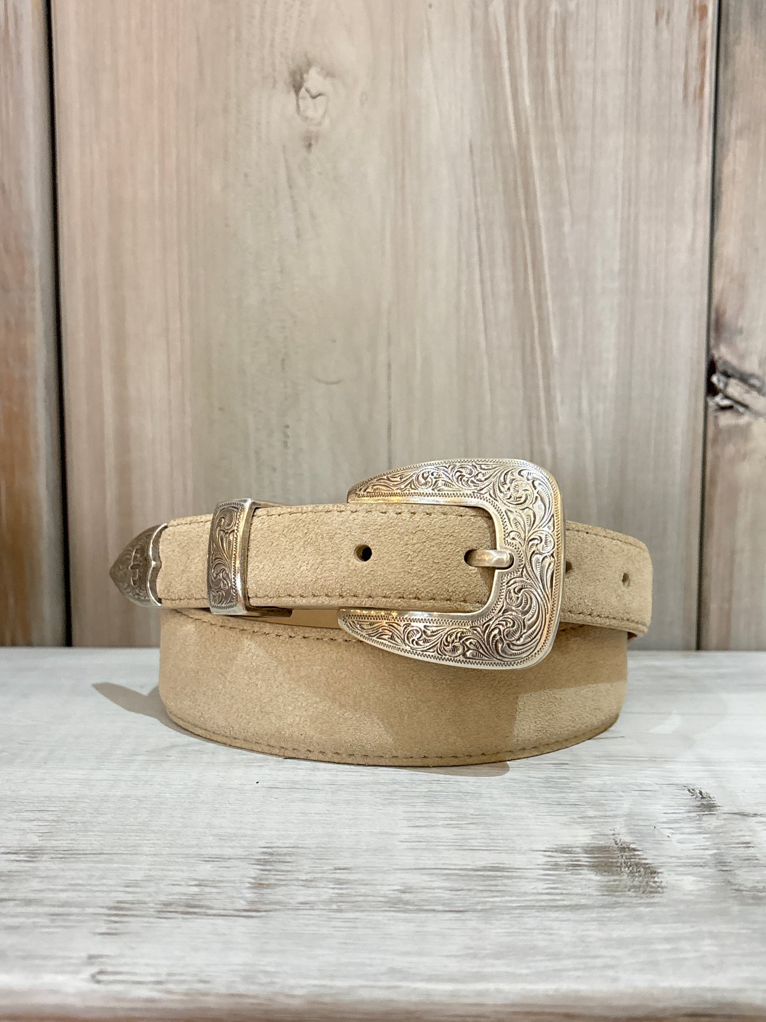 Stetson Ladies Tapered Khaki Belt shop at boltranchstore.com Stetson Great  western accessories roughout cream light western belt
