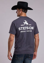 Stetson Mens American Heritage Tee Shirt western tee shirts bolt ranch store