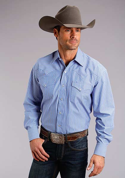 Stetson Mens Snap Candy Stripe Western Shirt Buy at Boltranchstore.com western wear