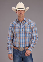 Stetson Mens Sunrise Dobby Western Shirt western wear order at boltranchstore.com