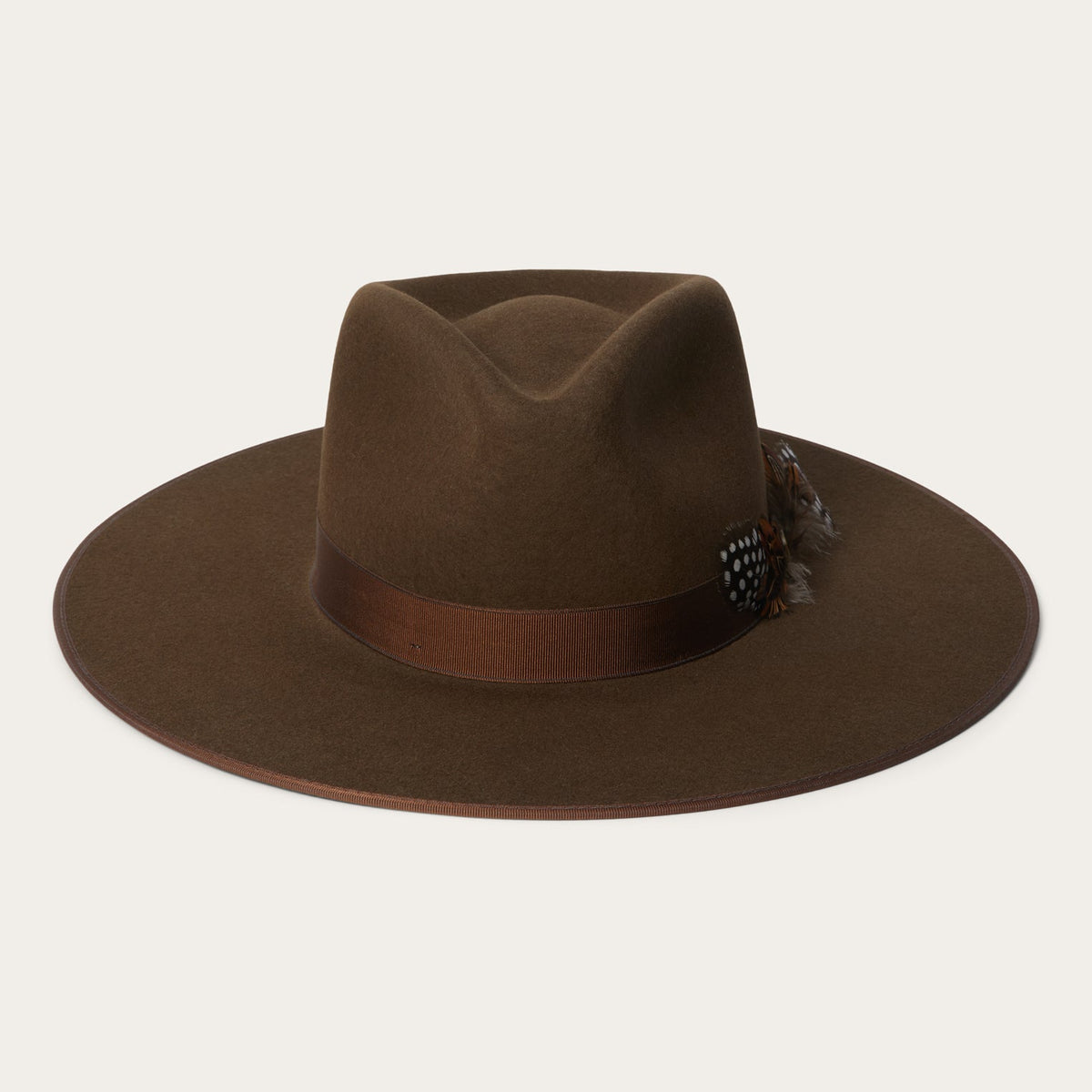 Stetson Midtown Flat Brim Hat in Oak at boltranchstore.com

