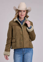 Stetson Suede Shearling Jacket womens outerwear popular for fall 2025 free shipping Boltranchstore.com