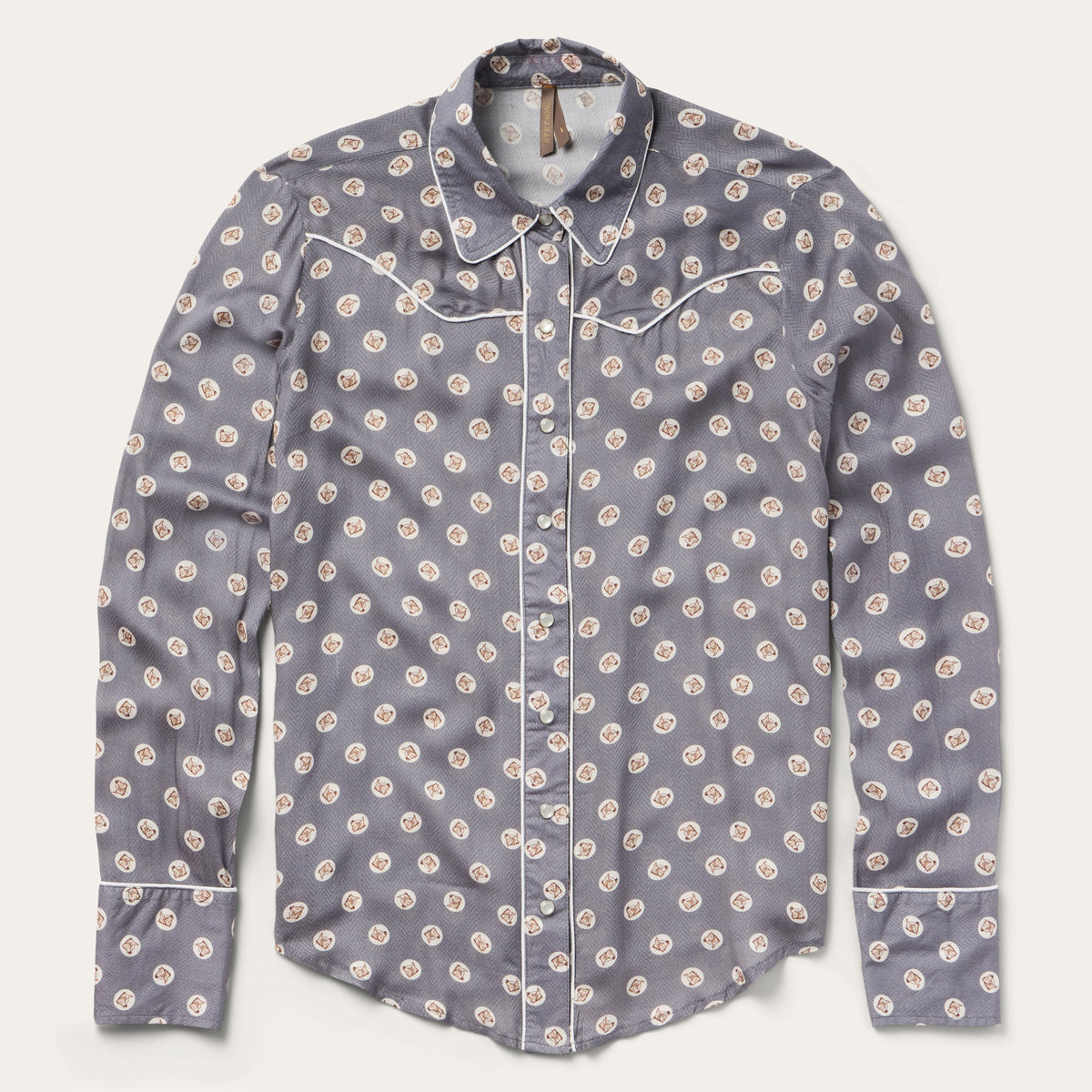 Stetson Womens Horse Pennies Print Shirt  order today at boltranchstore.com