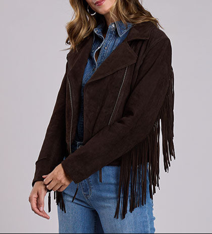 Stetson Womens Moto Fringe Jacket buy at Boltranchstore.com western apparel 