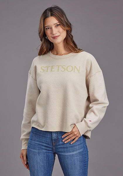 Stetson Womens Screen Print Crewneck