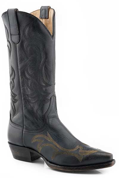 Stetson Womens Vintage 13" Black Boot