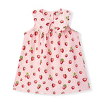 Strawberry Ruffle Collar Dress order at Boltranchstore