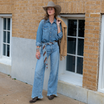 Fringe Scarves Boli Preppy Saddle Blue Brown tied in the hair as a hair accessory western clothing Utah