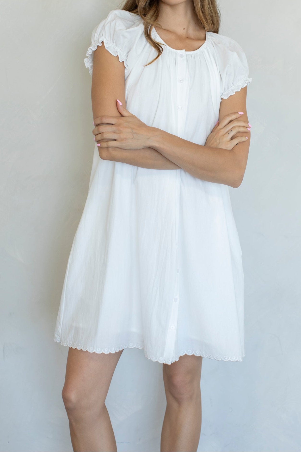 Sophia Scallop Dress