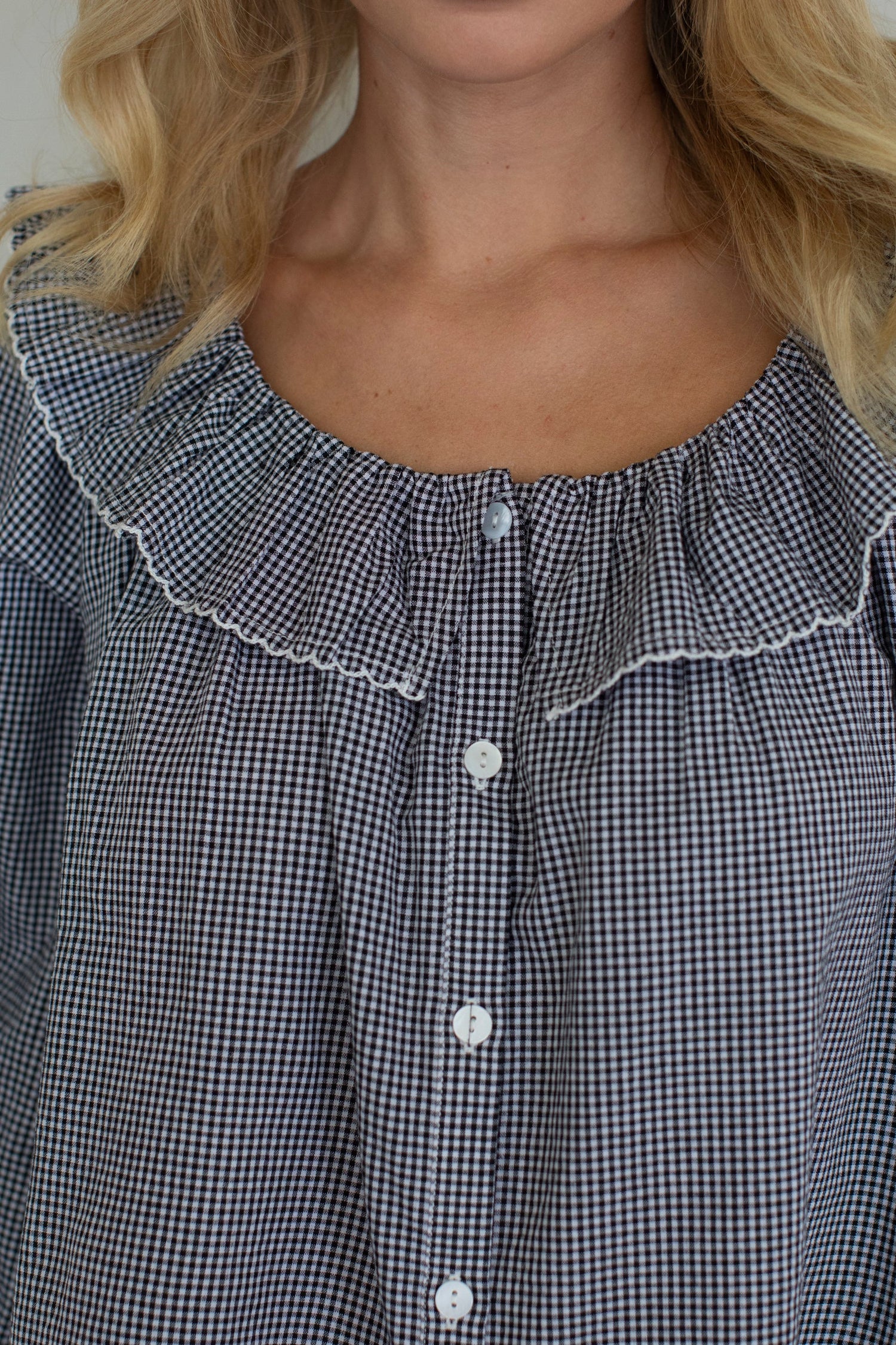 Teagan Gingham Blouse
