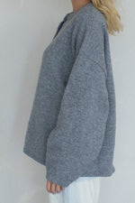 Things Between Juniper Cardigan oversized fit with dramatic balloon sleeves western fashion