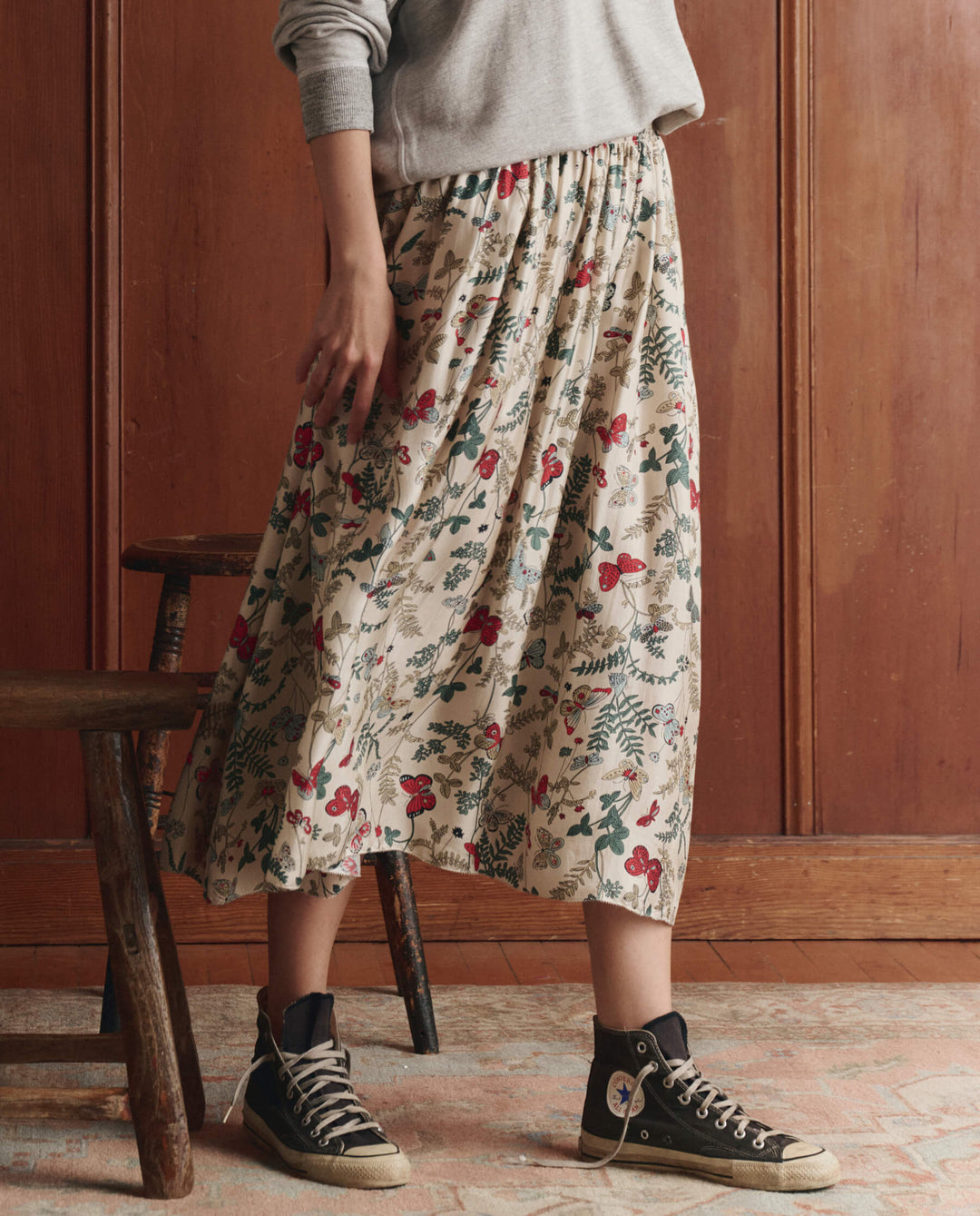 The Great Floating Butterfly Canary Skirt Free shipping at boltranchstore.com