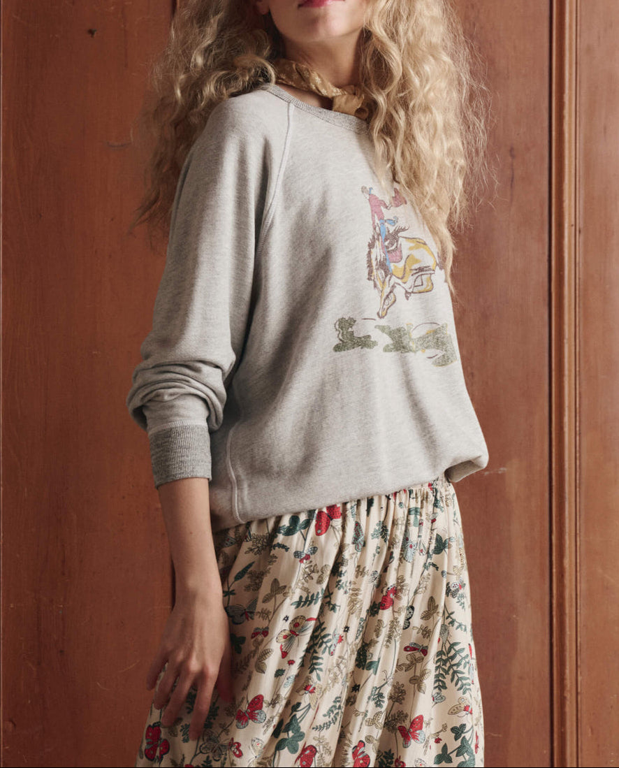 The Great College Sweatshirt with Rider Graphic